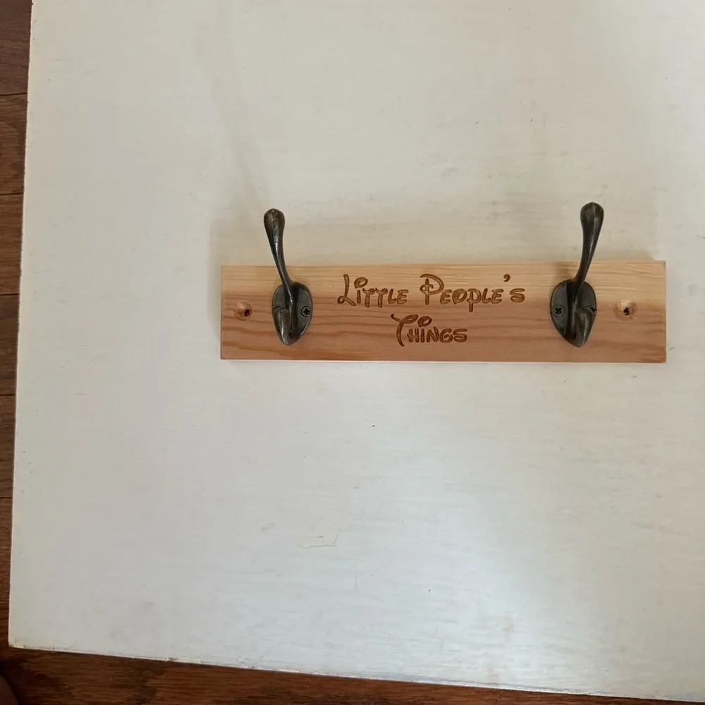 Little People's Things Wooden Wall Hook